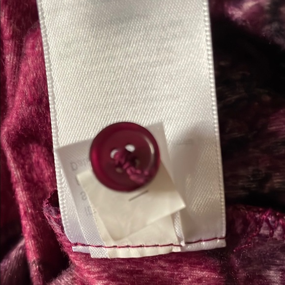 DKNY Floral Velvet Jacket - Burgundy. New without tag. - Picture 11 of 11